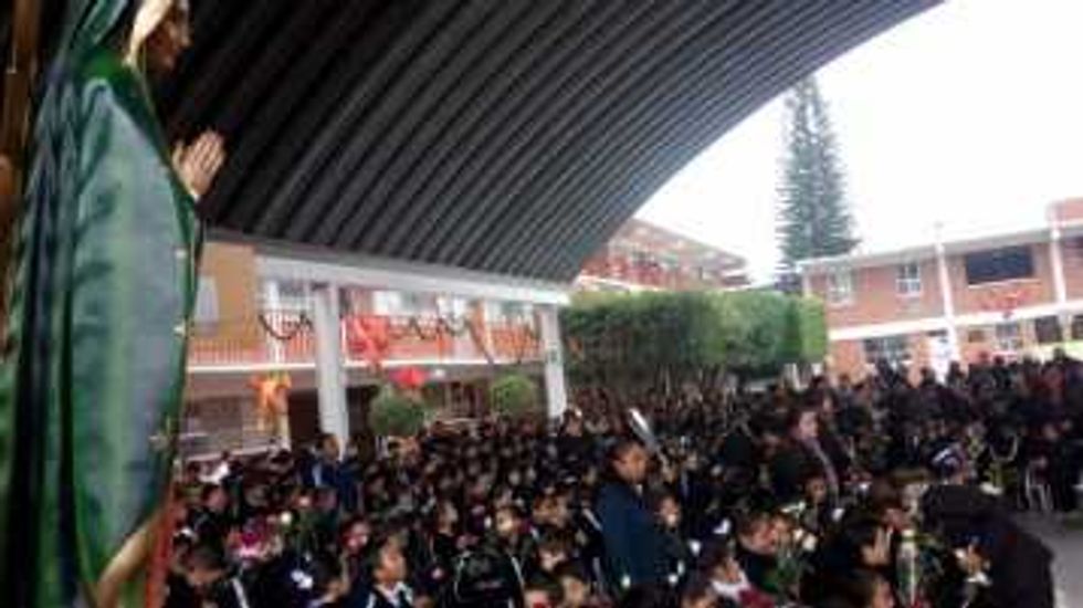 Celebra Instituto Plancarte a la Virgen de Guadalupe en San Juan del Río