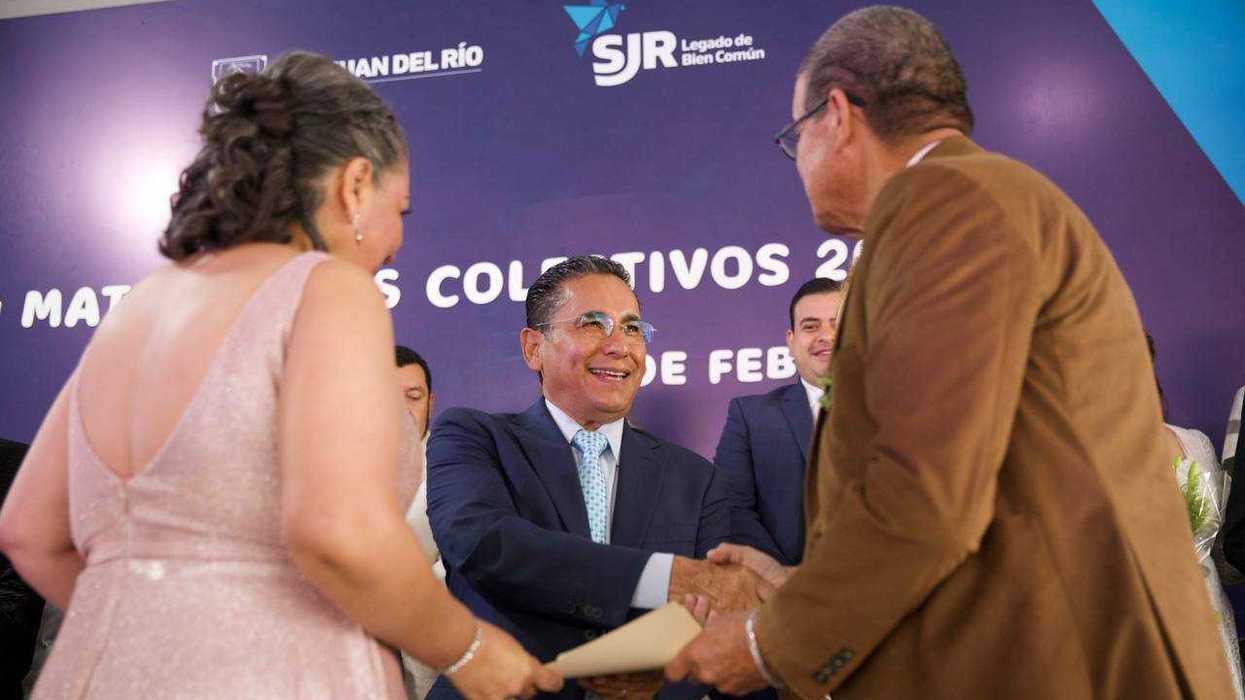 Ceremonia de Matrimonios Colectivos 2026 con 306 parejas en instalaciones del DIF Municipal de San Juan del Río, Querétaro