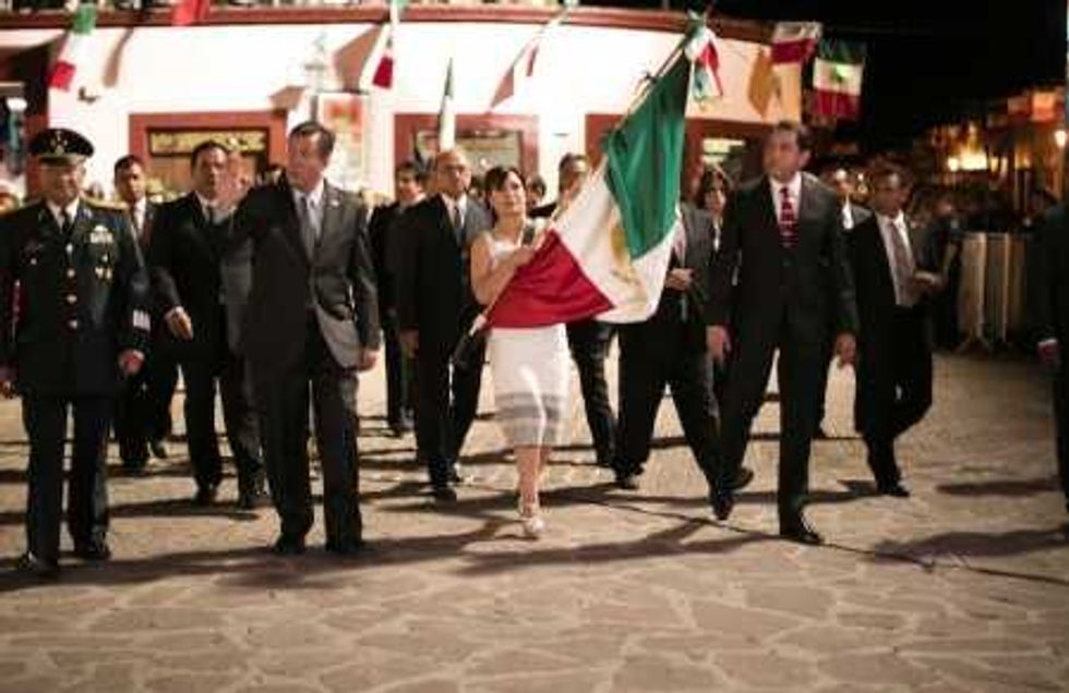 Ceremonia del Grito en Dolores Hidalgo. FOTO/NOTIMEX
