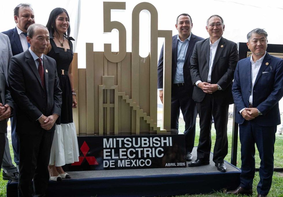 Ceremonia por aniversario de Mitsubishi Electric en planta de San Juan del R\u00edo Quer\u00e9taro