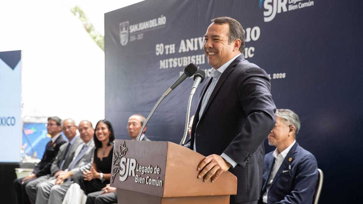 Ceremonia por aniversario de Mitsubishi Electric en planta de San Juan del Río Querétaro