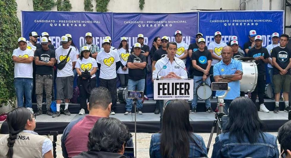 Charly Maya abandona MORENA y se suma a la campaña de Felifer Macías en Querétaro.