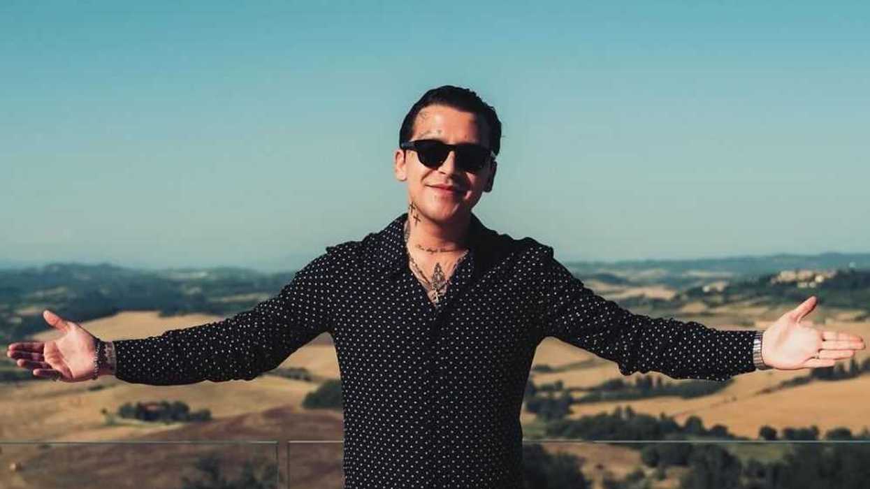 Christian Nodal presume su encuentro con el tenor Andrea Bocelli. AGENCIA MÉXICO.