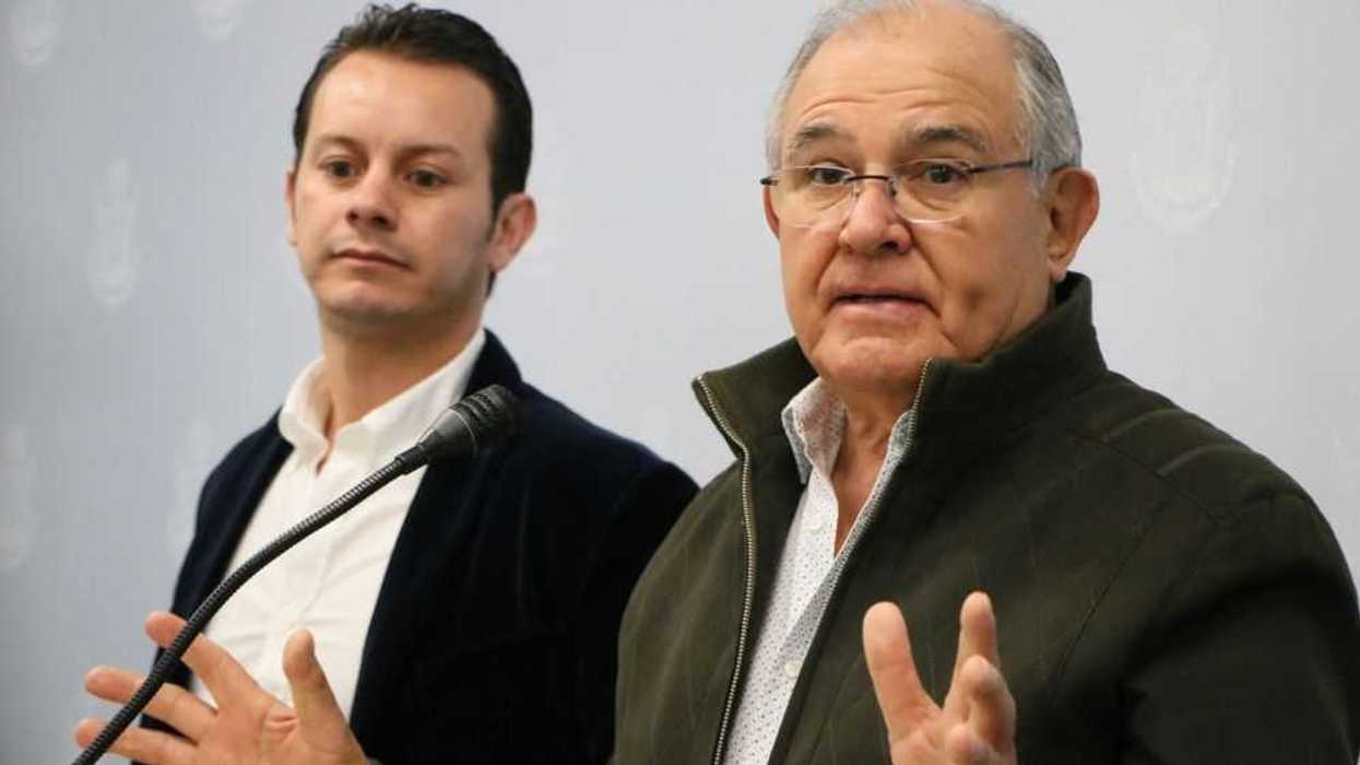 Christian Orihuela Gomez y Armando Sinecio Leyva, diputados de Morena.