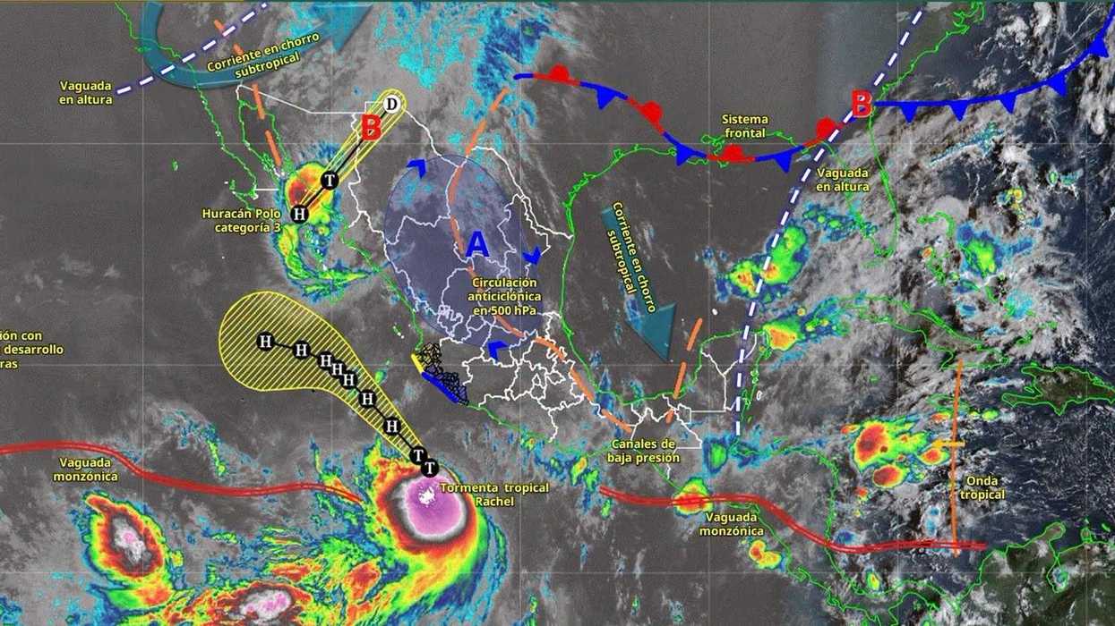 Ciclón tropical Polo en Sonora, con lluvias torrenciales y oleaje elevado en el noroeste de México