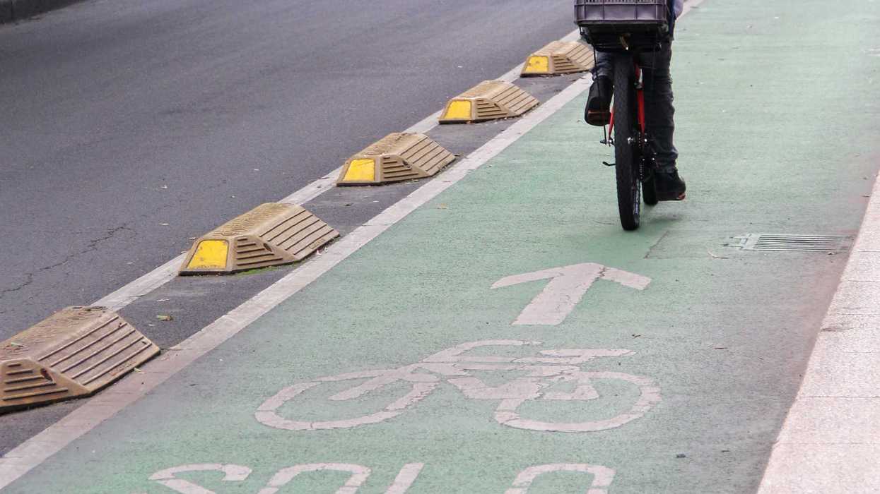 Ciclovía del municipio de Querétaro en zona de Tecnológico donde se realizará mantenimiento con presupuesto de 3.5 millones de pesos