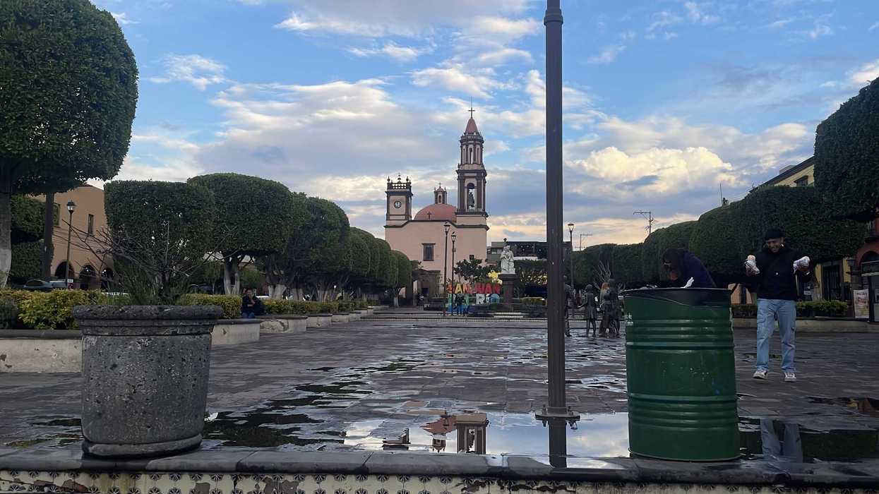 Cielo parcialmente nublado sobre San Juan del Río Querétaro pronóstico clima abril 2026