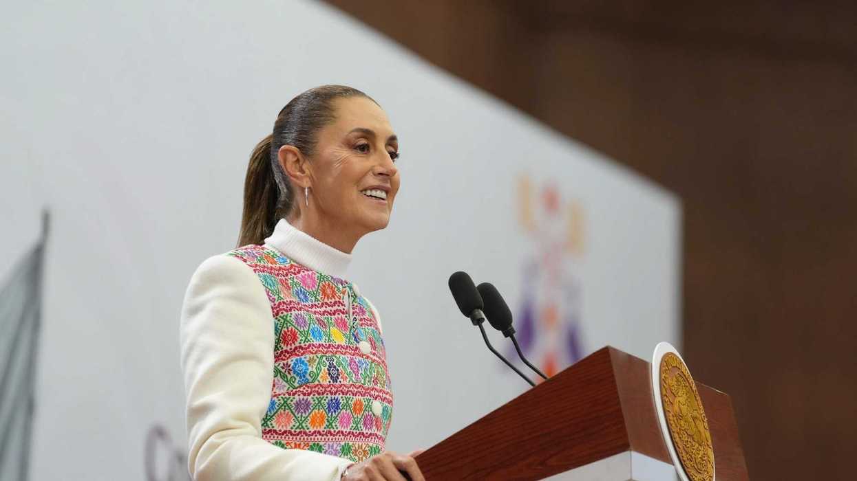 Claudia Sheinbaum durante conferencia matutina sobre Estrategia Nacional de Seguridad en Puebla 2026