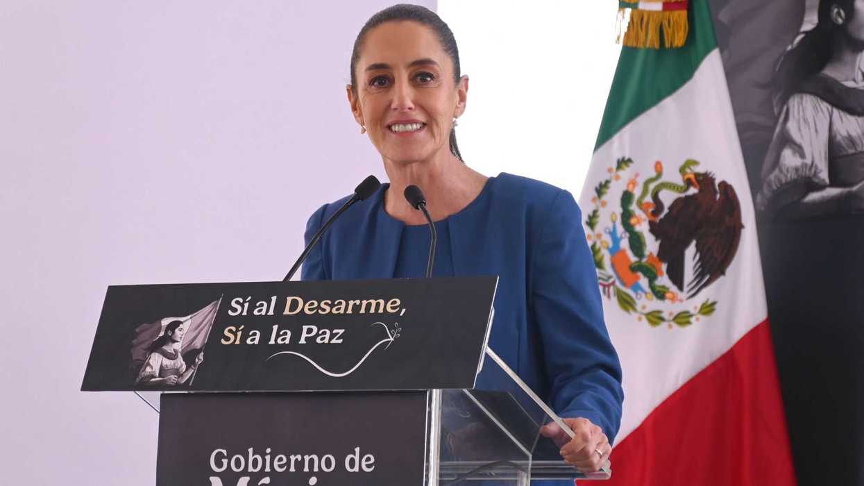 Claudia Sheinbaum lanza campaña nacional de desarme. Foto: Ilustrativa/ Presidencia de la República.