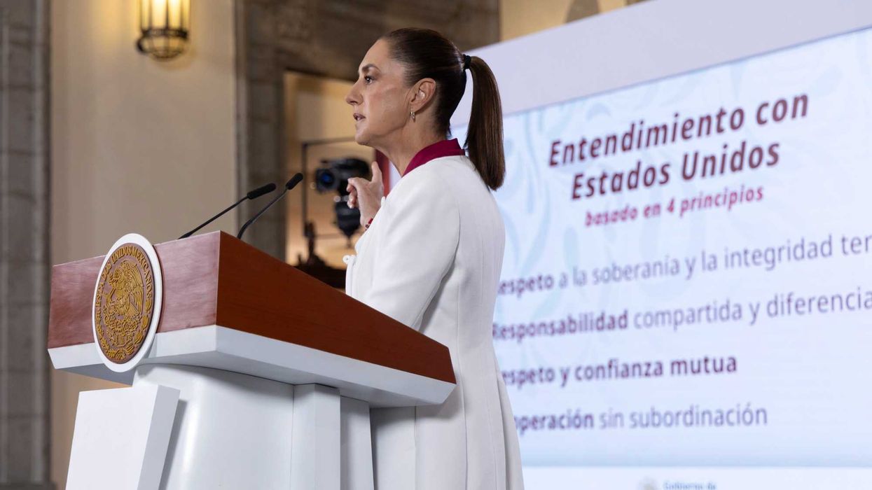 Claudia Sheinbaum Pardo, presidenta de México, durante conferencia matutina al anunciar inversión de más de un billón de pesos en Programas para el Bienestar.