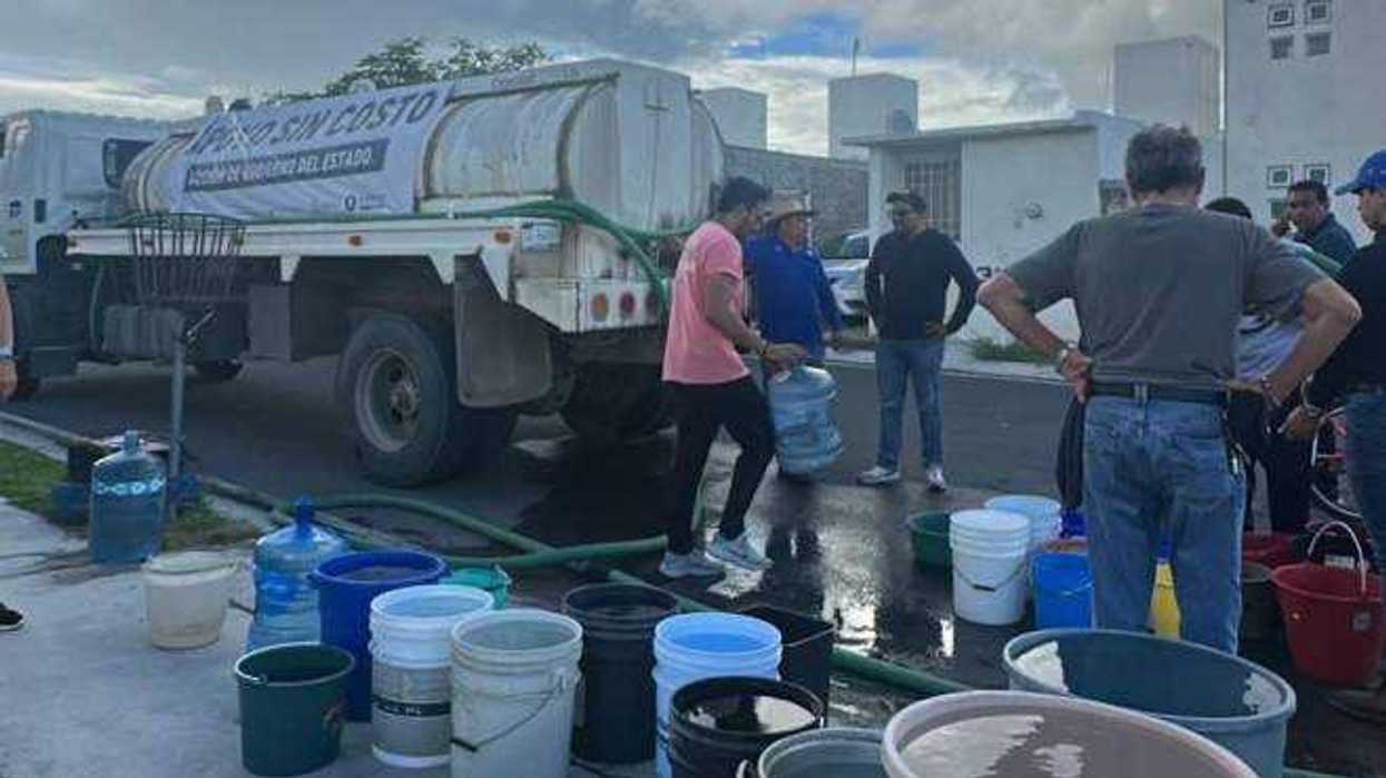 Concluye desfogue de la presa Zimapán; CEA inicia limpieza en infraestructura del Acueducto II. Foto: CEA.