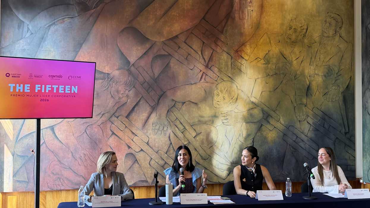 Conferencia de prensa de presentación del Premio Mujer Líder Corporativa THE FIFTEEN en Querétaro