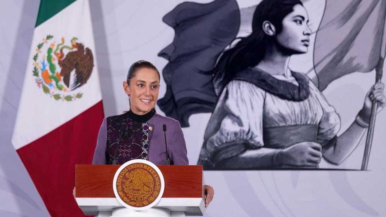 Conferencia en Palacio Nacional durante la presentación de avances del programa Salud Casa por Casa.