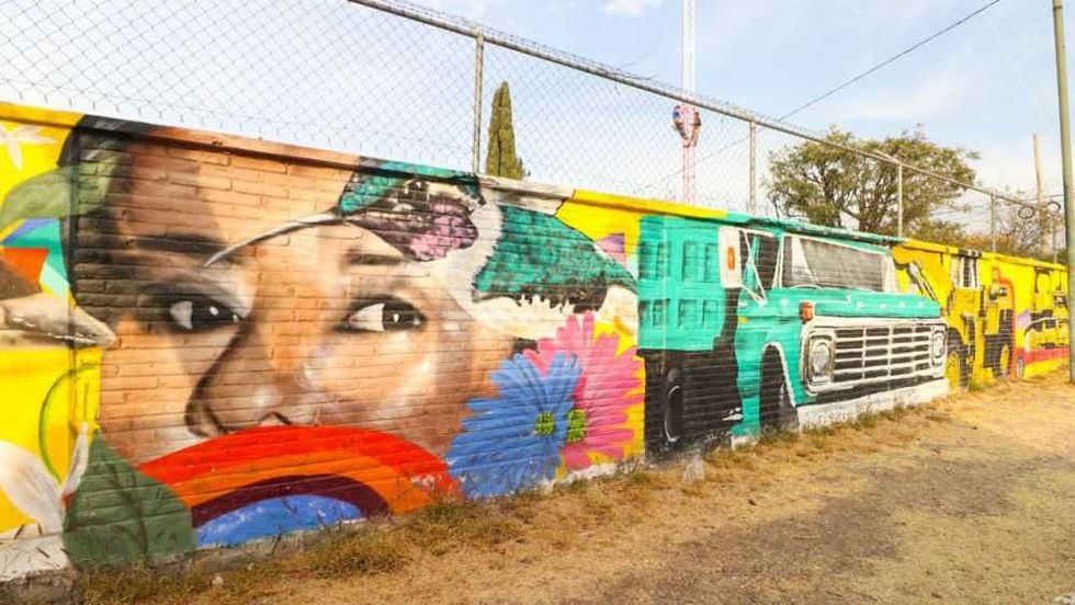 Conoce los Comurales pintados por jóvenes en San Juan del Río.