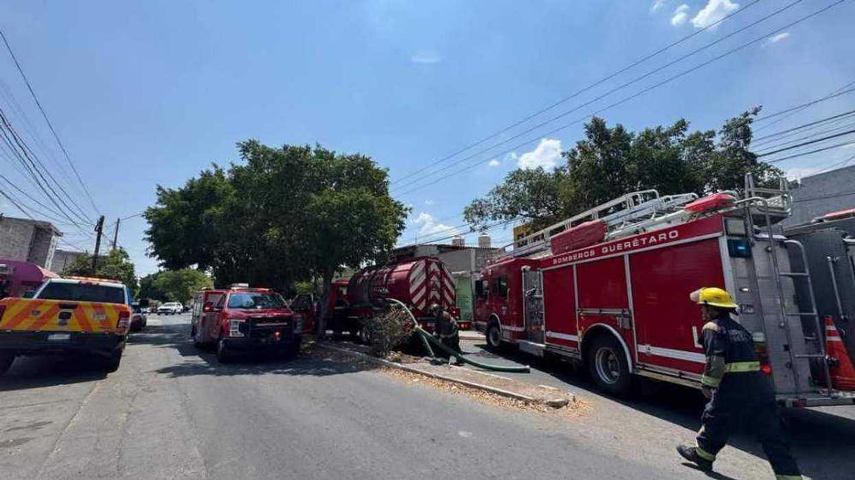 Controlan incendio en vulcanizadora de la colonia Insurgentes.