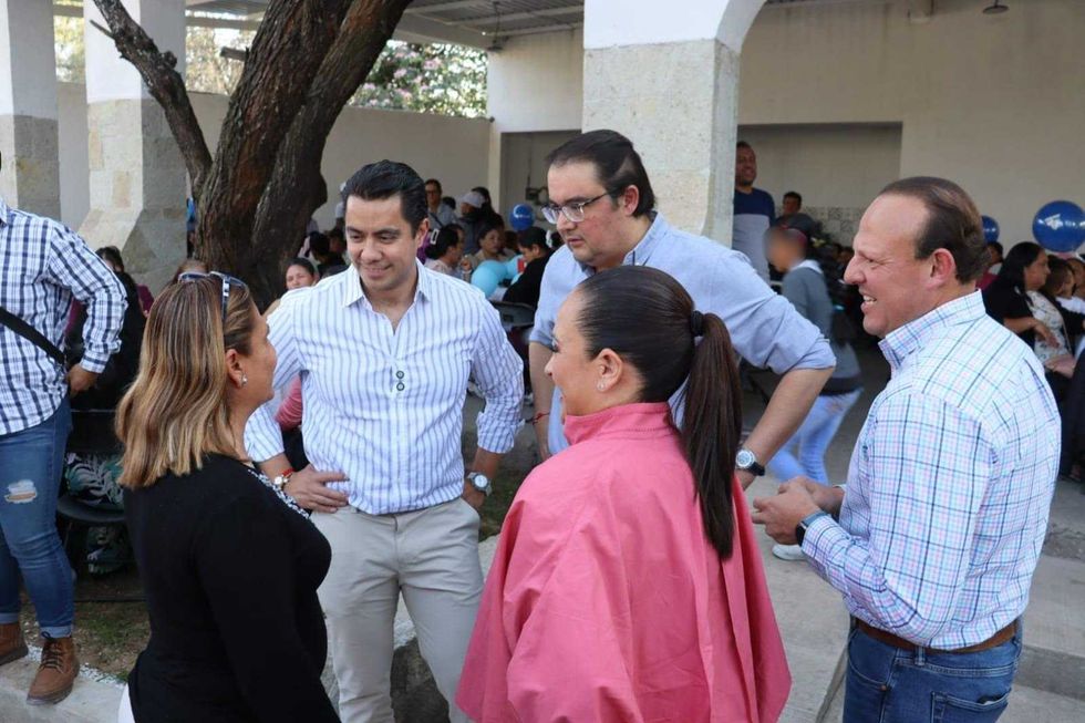 Convivencia con m\u00e1s de 350 mujeres de comunidades de San Juan del R\u00edo organizada por el diputado Memo Vega por el D\u00eda del Amor y la Amistad