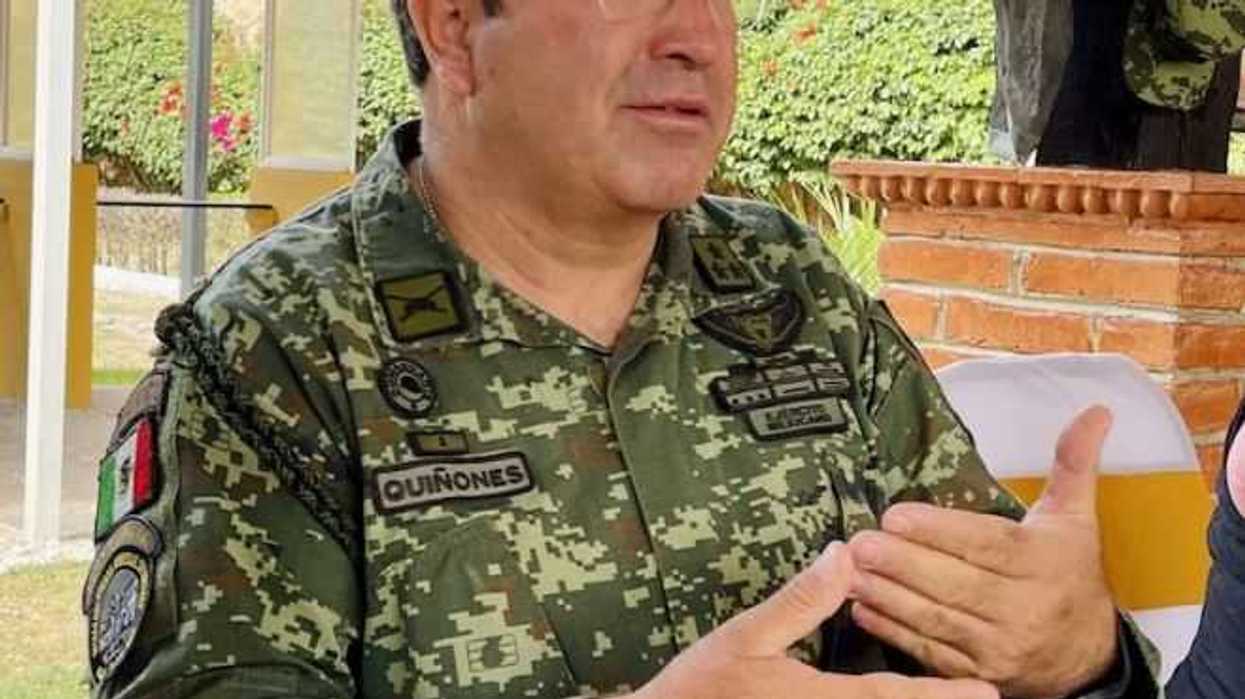 Coronel del Arma Blindada, comandante del 7o. Regimiento Mecanizado, José Luis Quiñones de la Fuente.