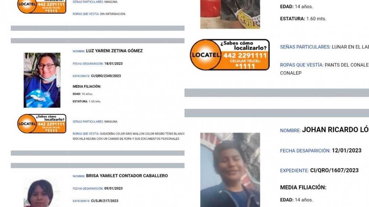 Crece lista de desaparecidos o no localizados, en Querétaro.