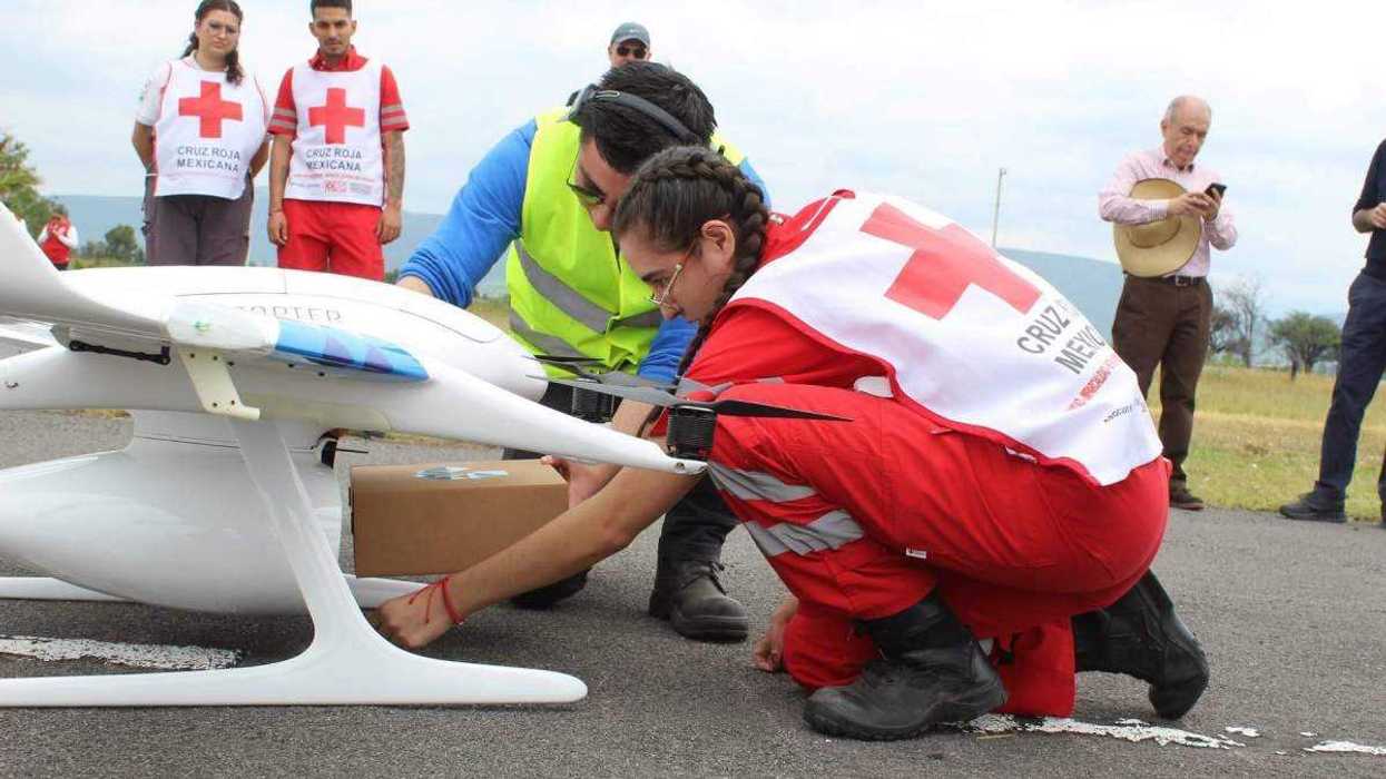 Cruz Roja Querétaro prueba drones para emergencias médicas.