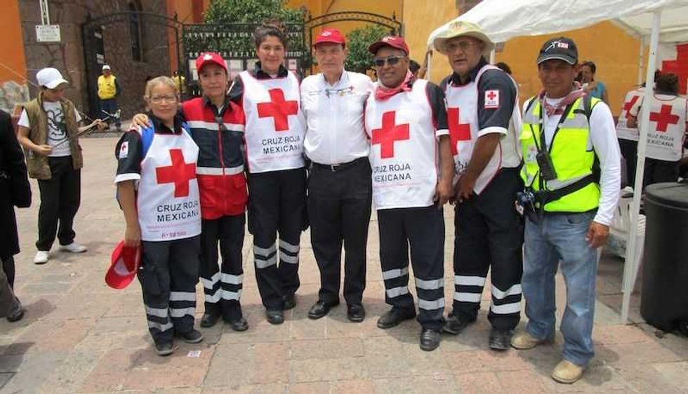 cruz roja san juan del rio reporta saldo blanco en peregrinacion de mujeres