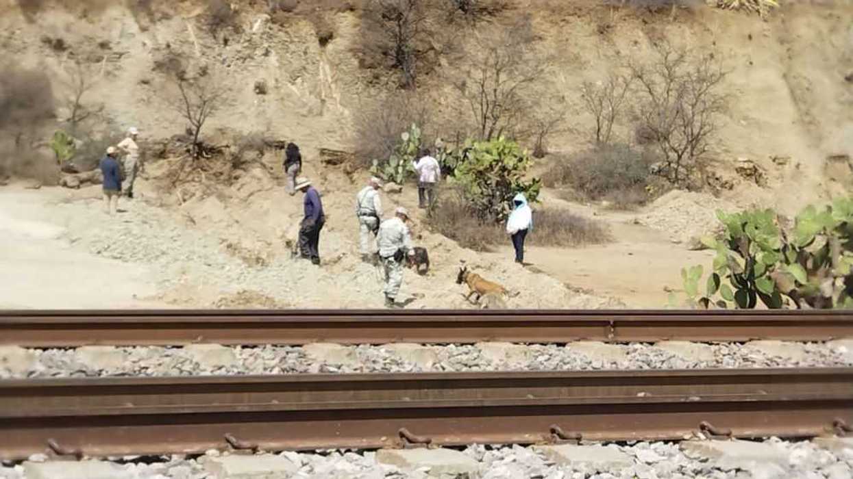 Descubrimiento de restos humanos en Santa Bárbara la Cueva, San Juan del Río.