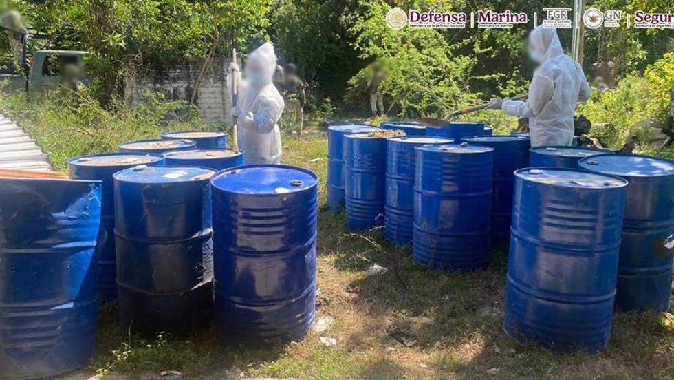 Desmantelan estructuras de grupos criminales en Sinaloa tras operativos coordinados. Foto: Gabinete de Seguridad de México.