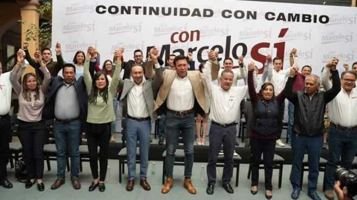 Destapan morenistas de Querétaro respaldo a Marcelo Ebrard.
