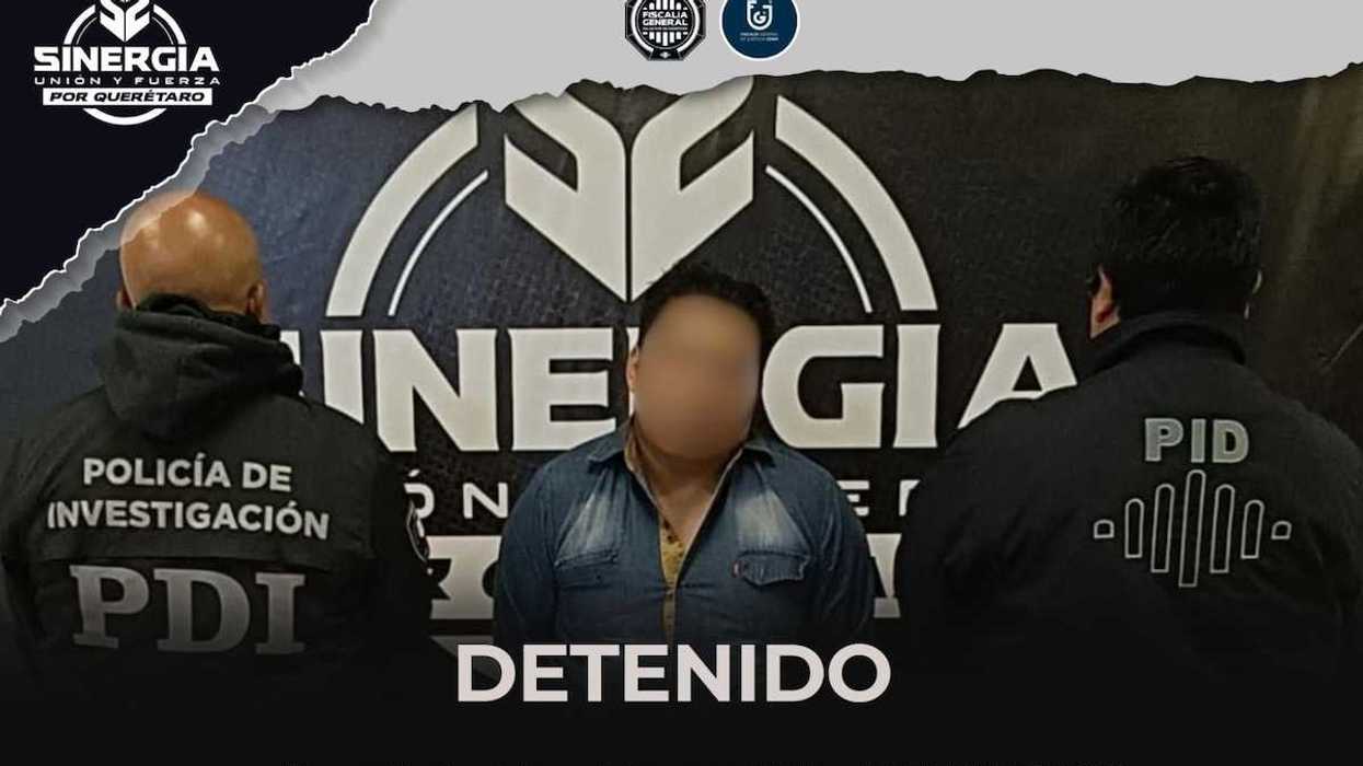 Detención de Jorge N por robo agravado en Cadereyta Querétaro por Fiscalía estatal