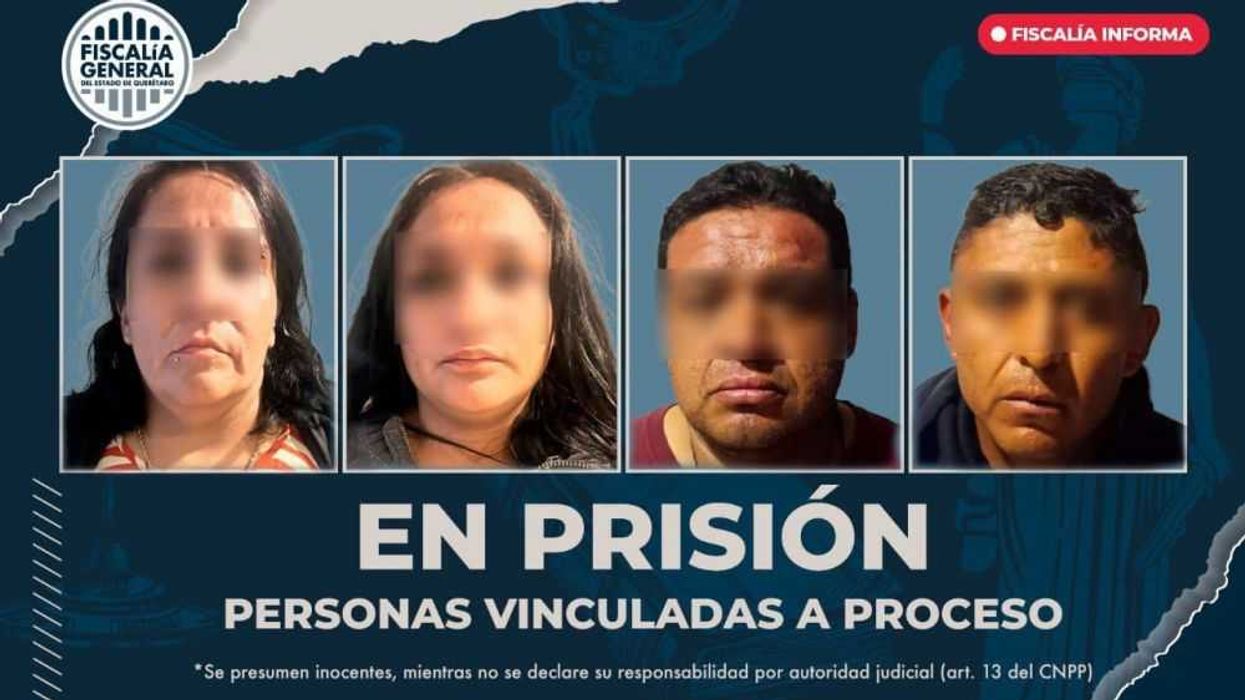 Detienen a Cuatro Personas por Robo de Vehículo en San Juan del Río.