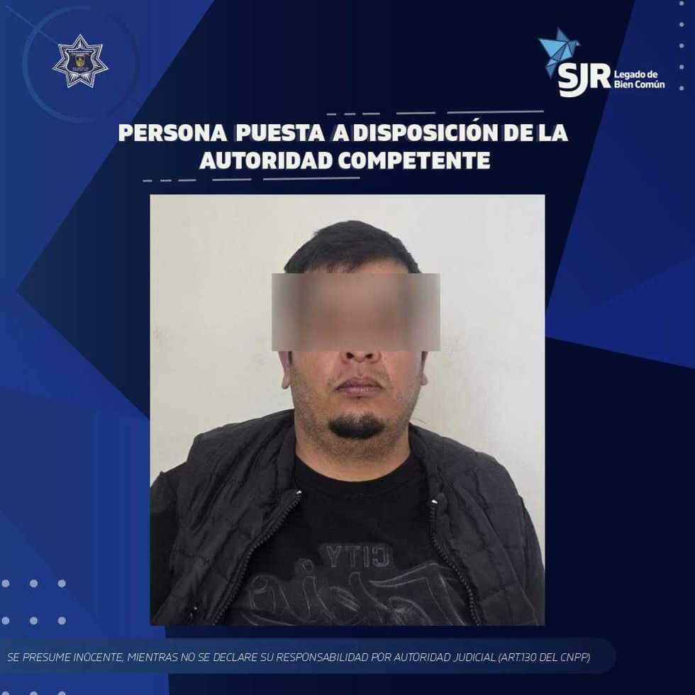 Detienen a ladrón que robó autoestéreo en San Juan del Río.