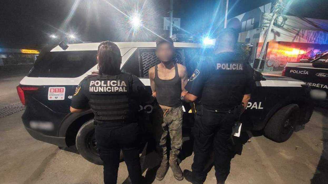 Detienen a sujeto por robo de elevador de carga en colonia San Pablo.