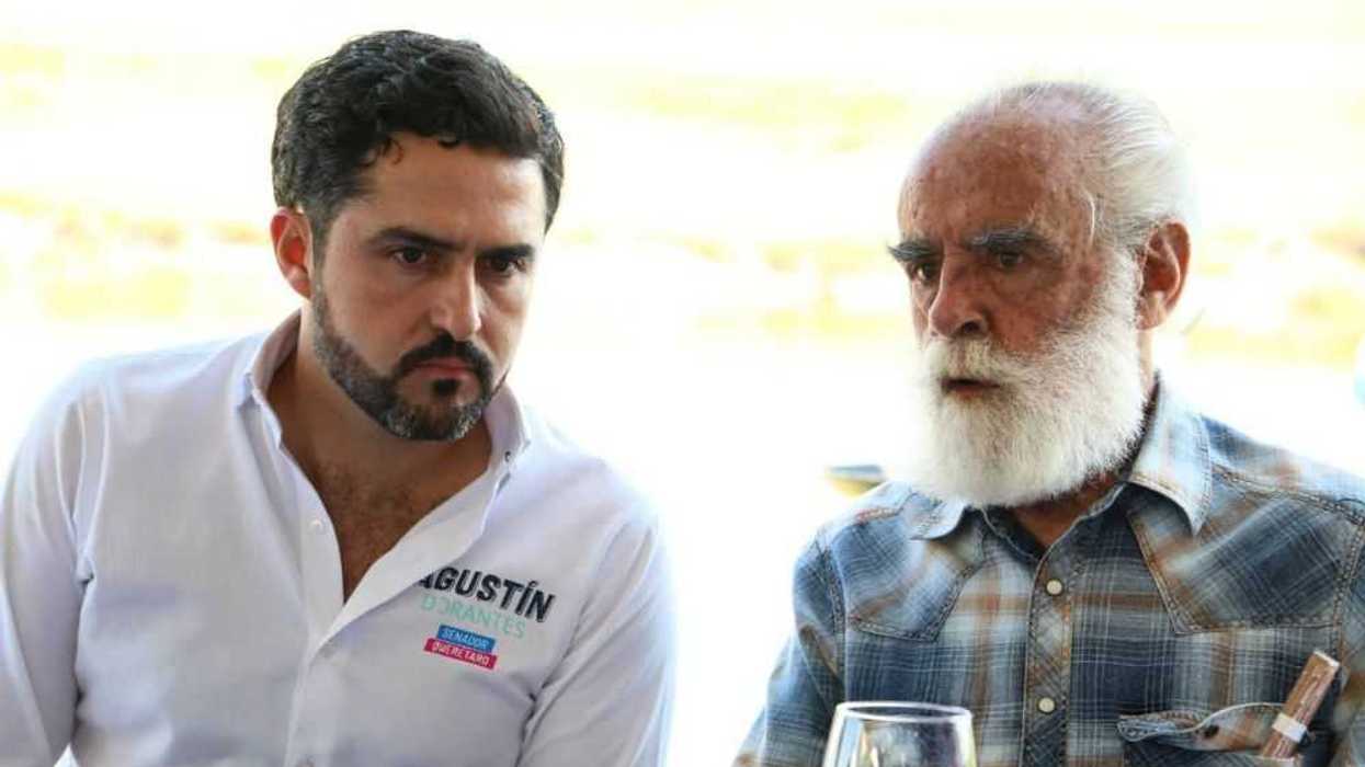 Diego Fernández de Cevallos apoya a Agustín Dorantes en su campaña al Senado.