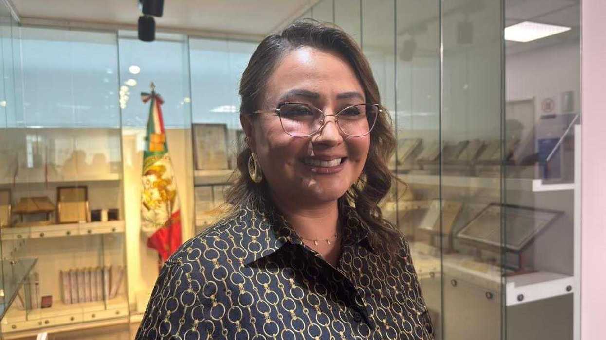 Diputada Claudia Díaz Gayou durante sesión del Congreso de Querétaro sobre reforma al Poder Judicial