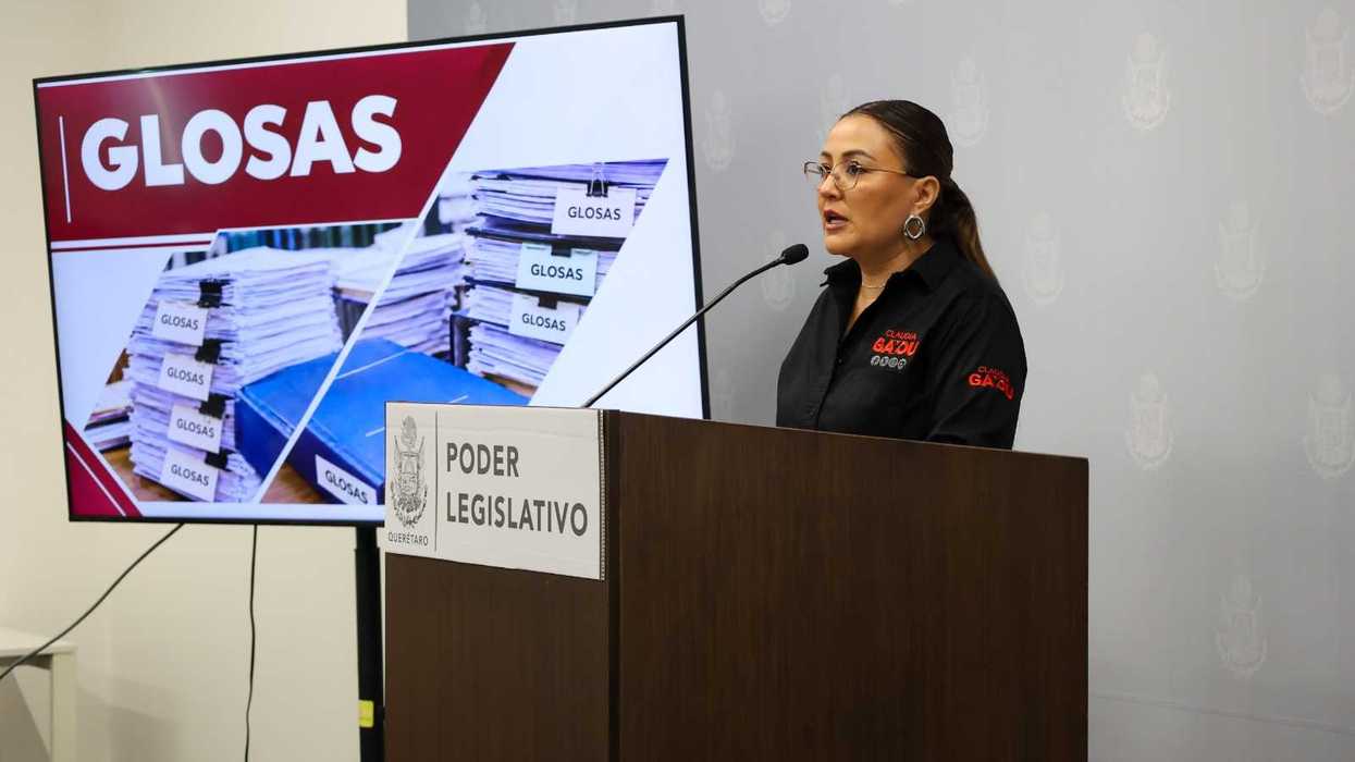 Diputada Claudia Díaz Gayou presenta propuesta de glosa del informe del Ejecutivo ante el Congreso de Querétaro.