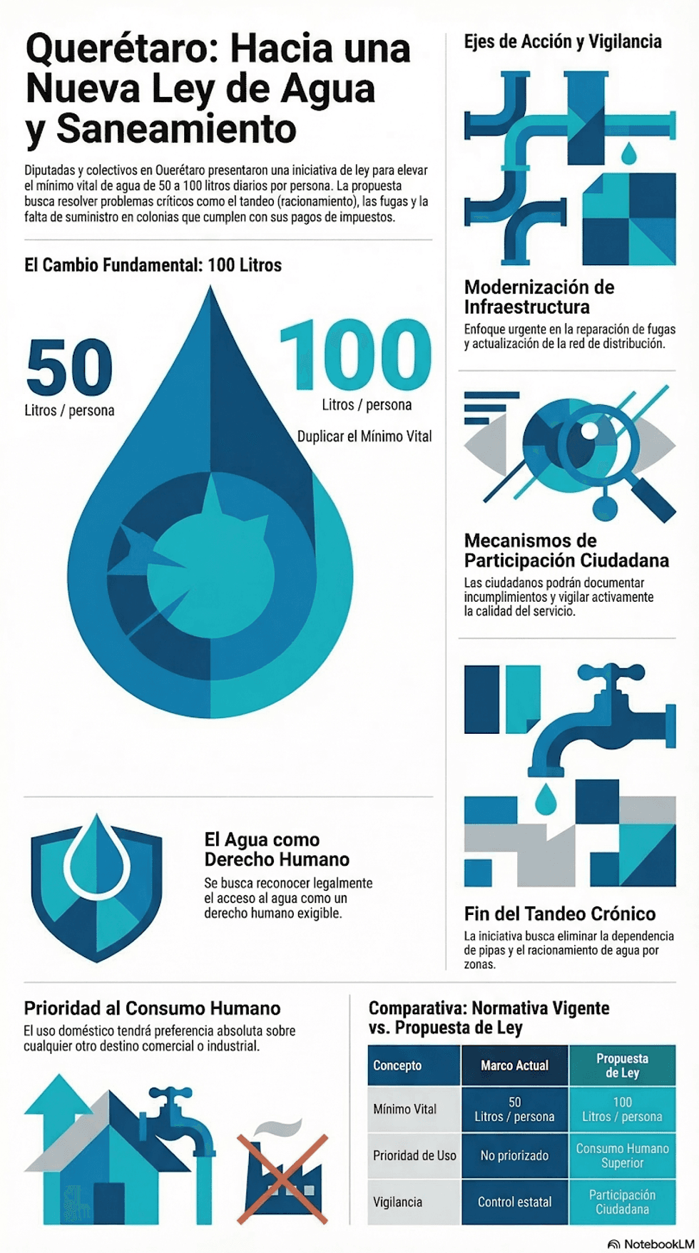 Diputadas del Congreso de Quer\u00e9taro presentan iniciativa de ley de agua con colectivos ambientalistas en rueda de prensa, Quer\u00e9taro 2026