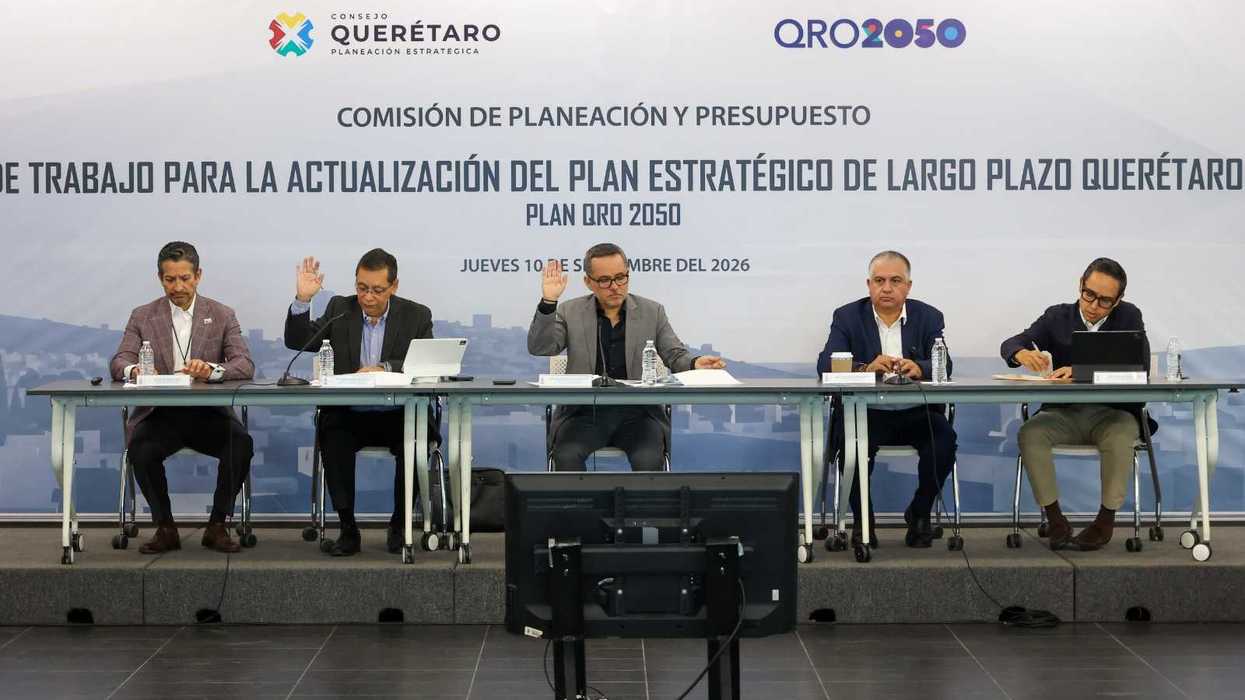 Diputados de la Comisión de Planeación y Presupuesto sesionan en mesa de trabajo sobre el Plan Querétaro 2050.