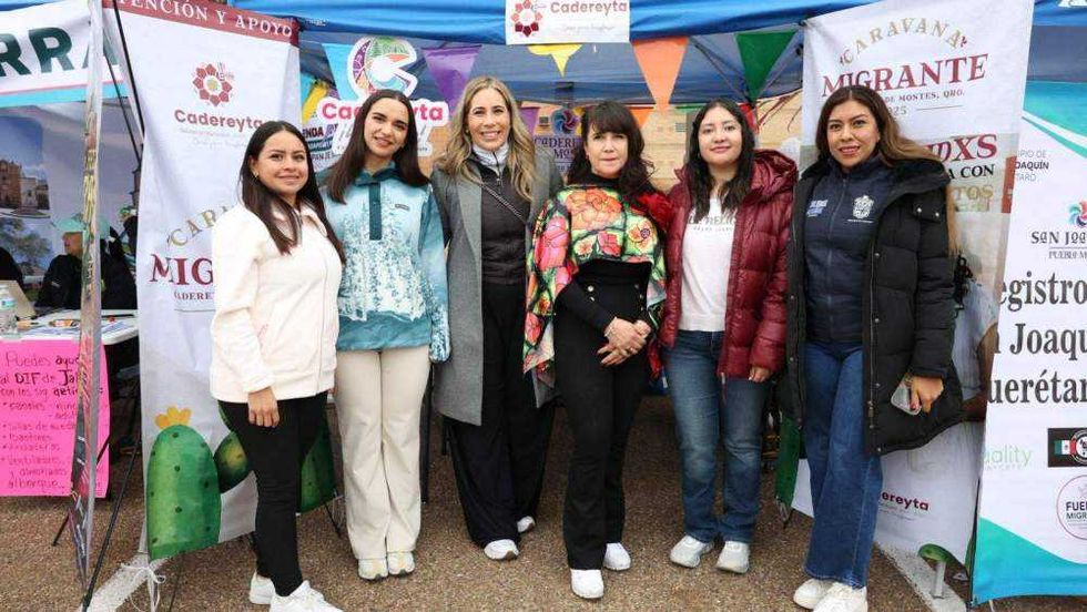 Diputados de Querétaro participan en el acompañamiento de más de 20 mil paisanos que regresan a la entidad.