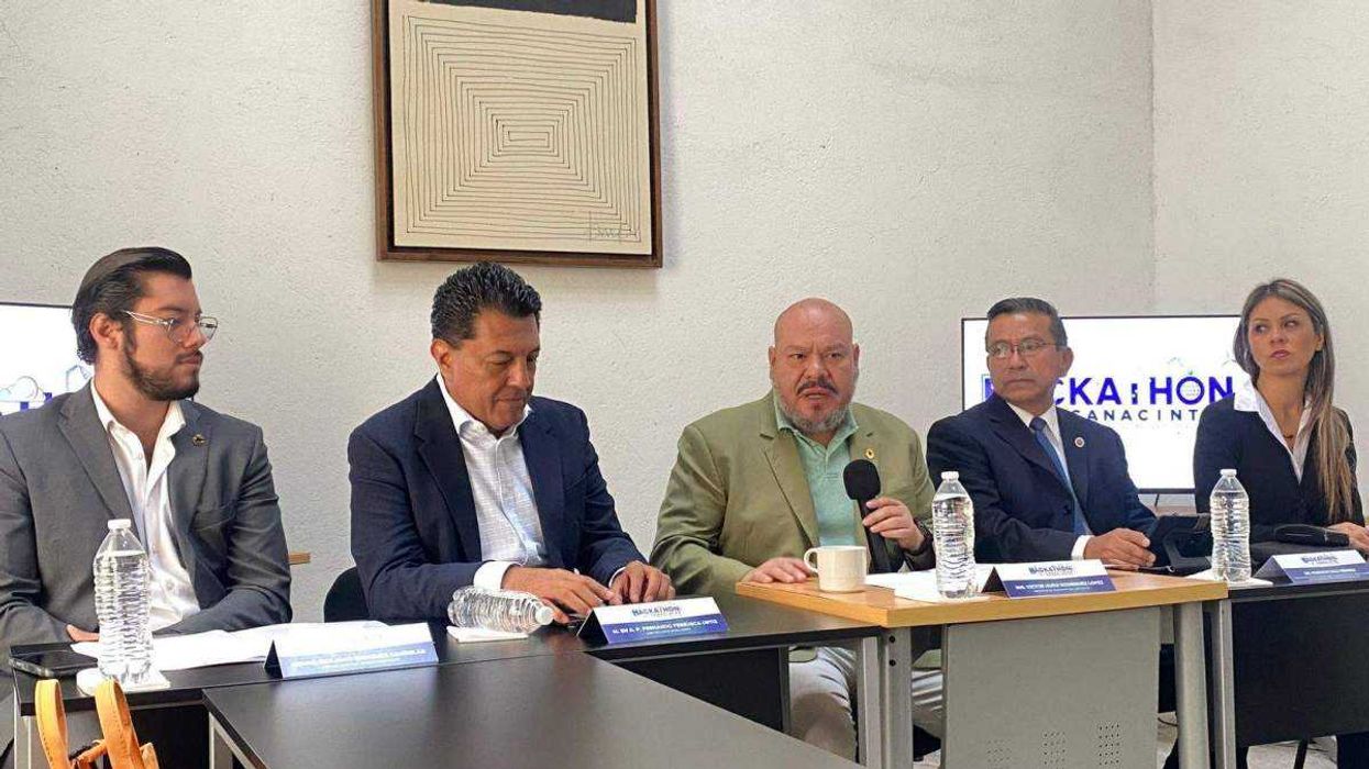 Directivos de CANACINTRA y UTSJR presentan convocatoria del Hackathon que reunirá a jóvenes innovadores en San Juan del Río.