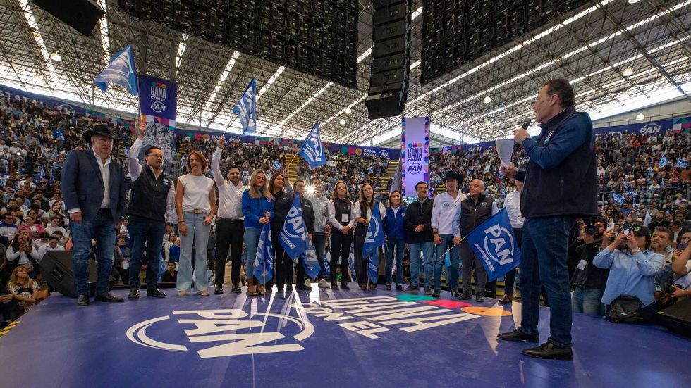 Dirigentes del PAN Quer\u00e9taro durante evento de activaci\u00f3n territorial rumbo a elecciones 2027 en la entidad