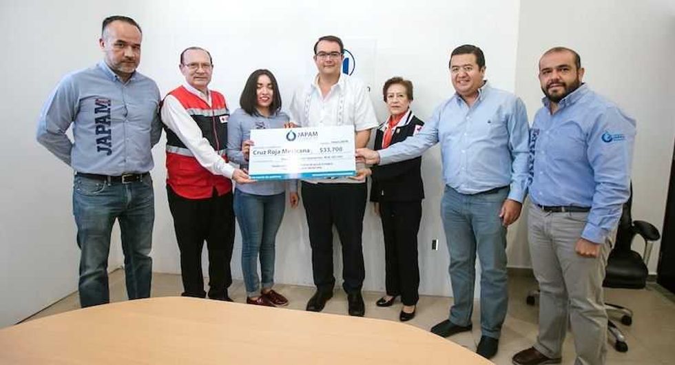 duplica alcalde aportacion de trabajadores a cruz roja san juan del rio