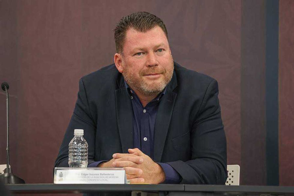 Edgar Inzunza Ballesteros, coordinador de MORENA en Querétaro, destacó trabajo conjunto para aprobar minutas constitucionales.