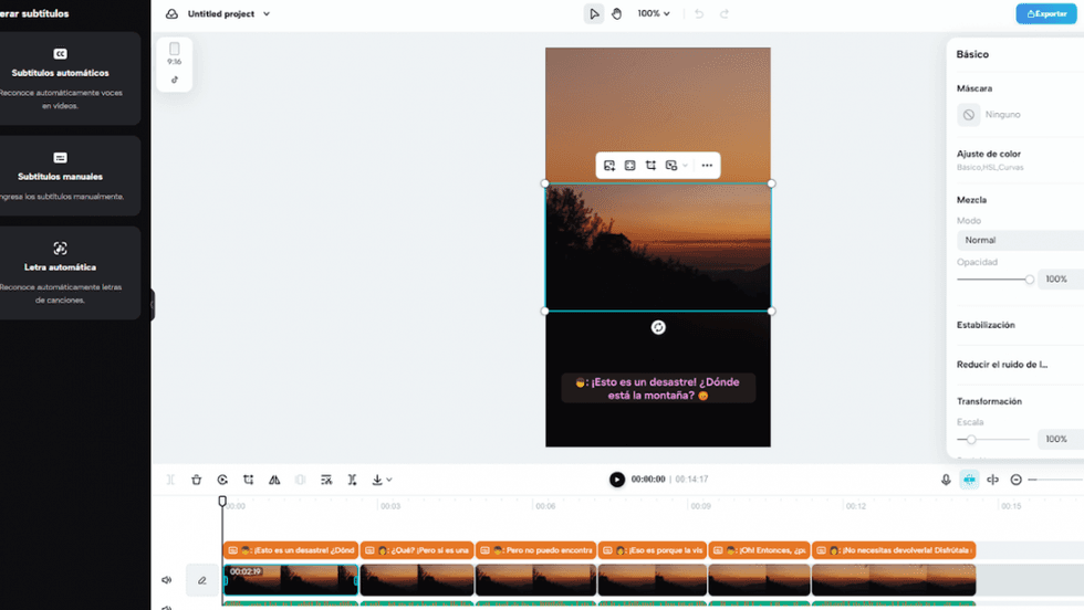Editor de video gratuito que extrae momentos destacados de transmisiones largas.