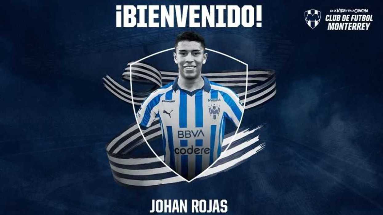 El colombiano Johan Rojas es fichado por el Monterrey de México. Foto: Rayados.com
