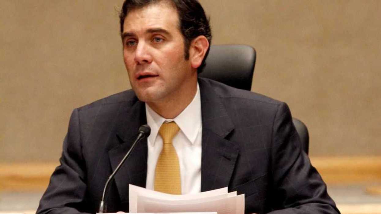 El consejero presidente del INE, Lorenzo Córdova Vianello.