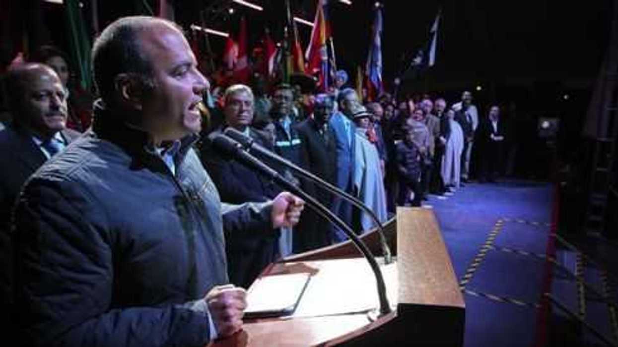El edil Capitalino Roberto Loyola Vera, inauguró el evento.