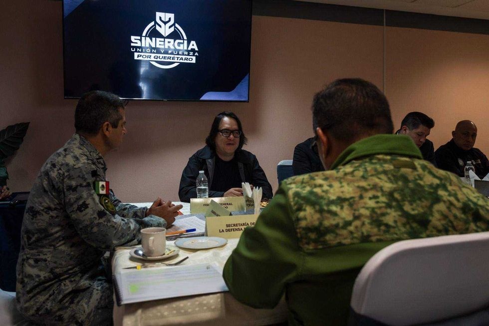 El Fiscal General encabezó la reunión semanal en instalaciones de la Guardia Nacional donde se revisaron resultados de Sinergia por Querétaro.