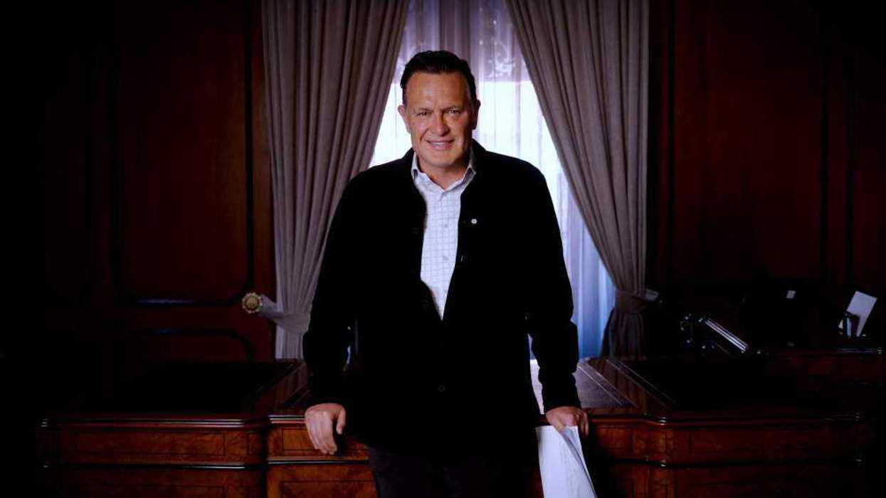 El gobernador Mauricio Kuri González durante su mensaje en video donde defendió la transparencia de su patrimonio personal. Foto: Captura de pantalla