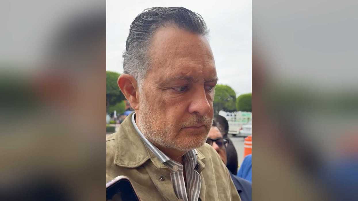 El gobernador Mauricio Kuri González habla con medios en Querétaro sobre el presupuesto 2027