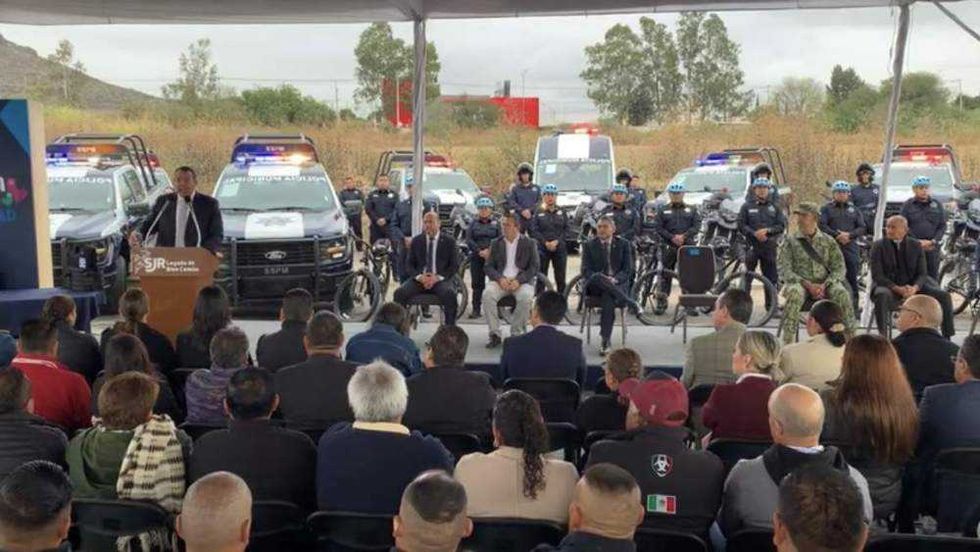 El gobierno municipal de San Juan del Río invirtió 39.7 millones de pesos en equipamiento policial, la cifra más alta en la historia del municipio.