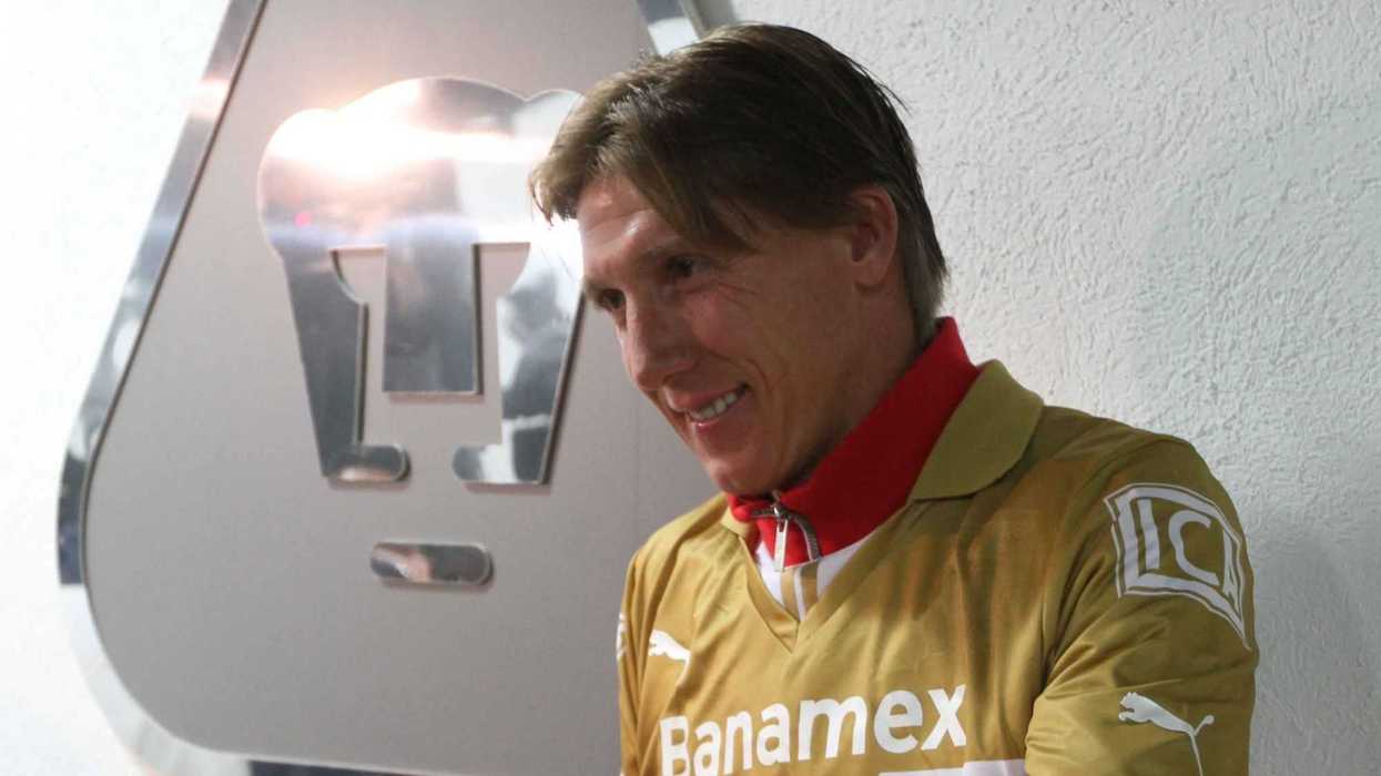 El mediocampista Leandro Augusto, del equipo Pumas de la UNAM. NOTIMEX